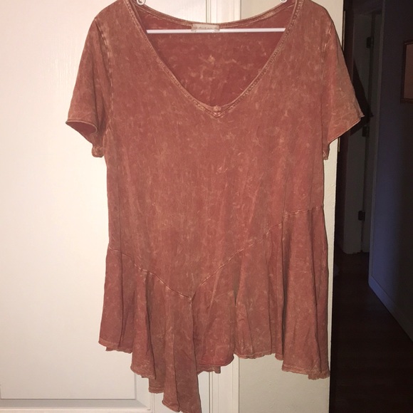 Altar’d state sz small rust color ss top - Picture 1 of 2